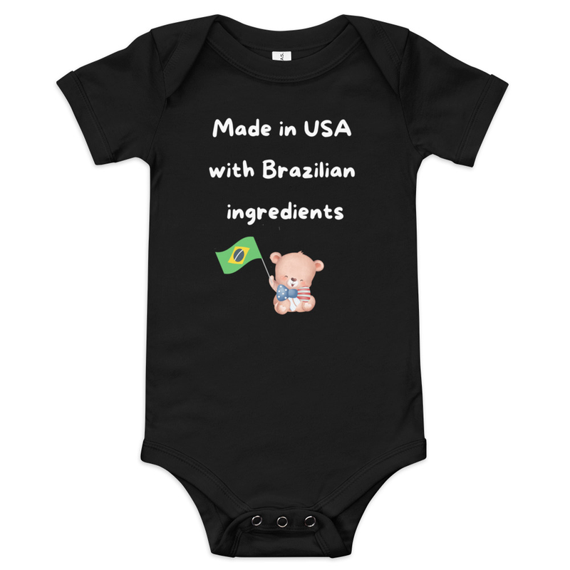Made in USA with Brazilian Ingredients Baby Onesie