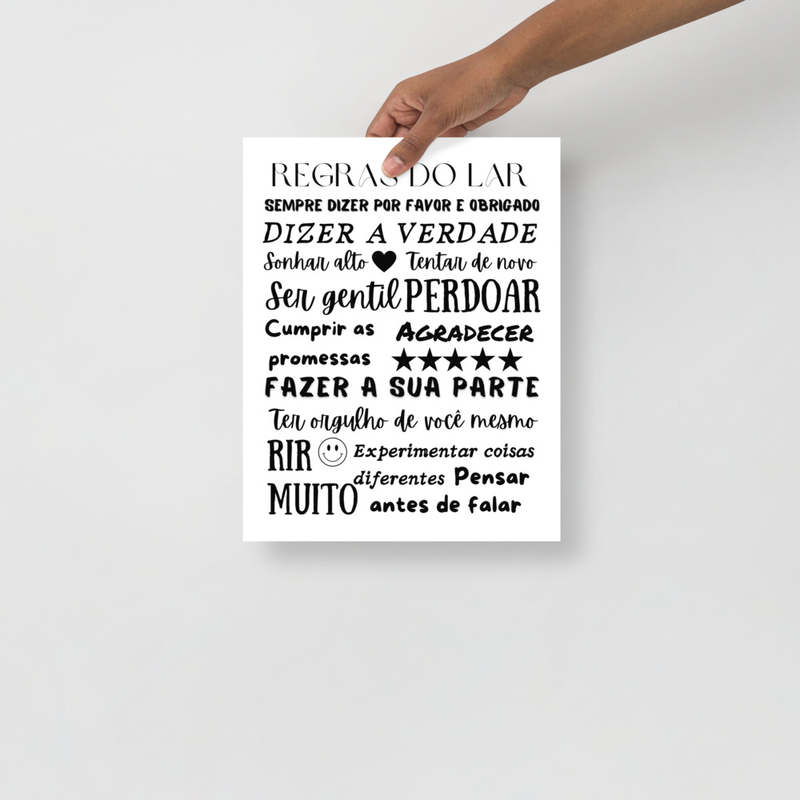 Regras do Lar Poster