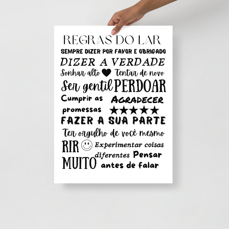 Regras do Lar Poster