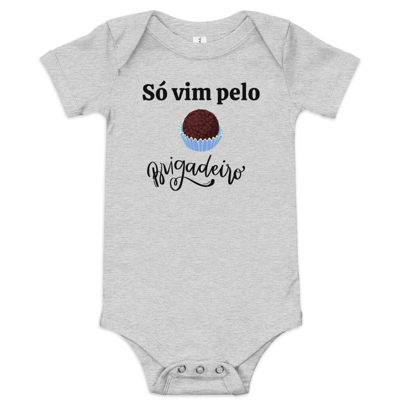 Funny Brazilian Brigadeiro Baby short sleeve one piece