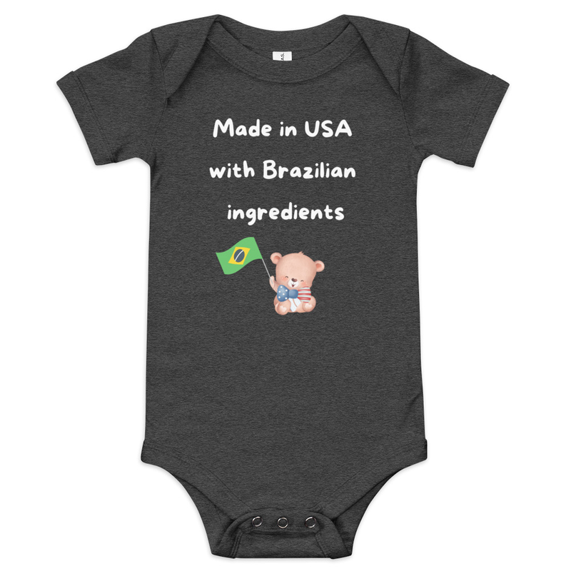 Made in USA with Brazilian Ingredients Baby Onesie