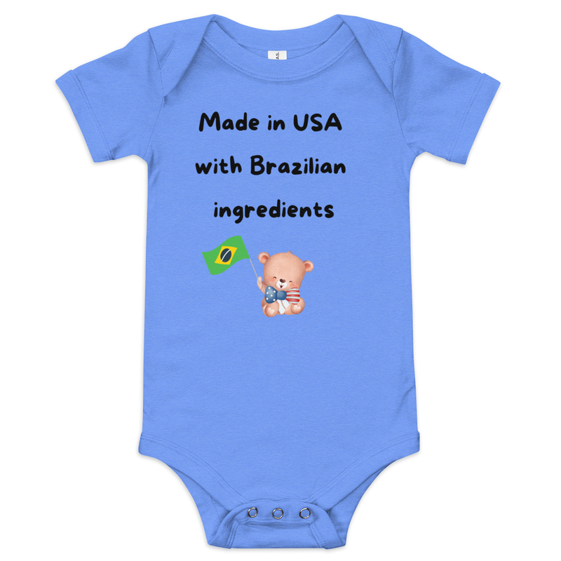 Made in USA with Brazilian Ingredients Baby Onesie