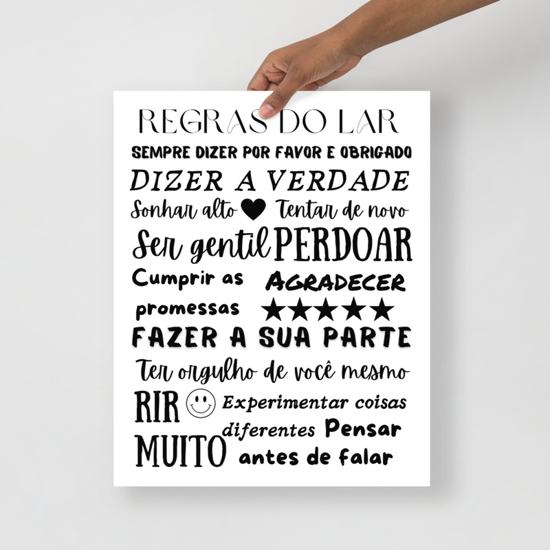 Regras do Lar Poster