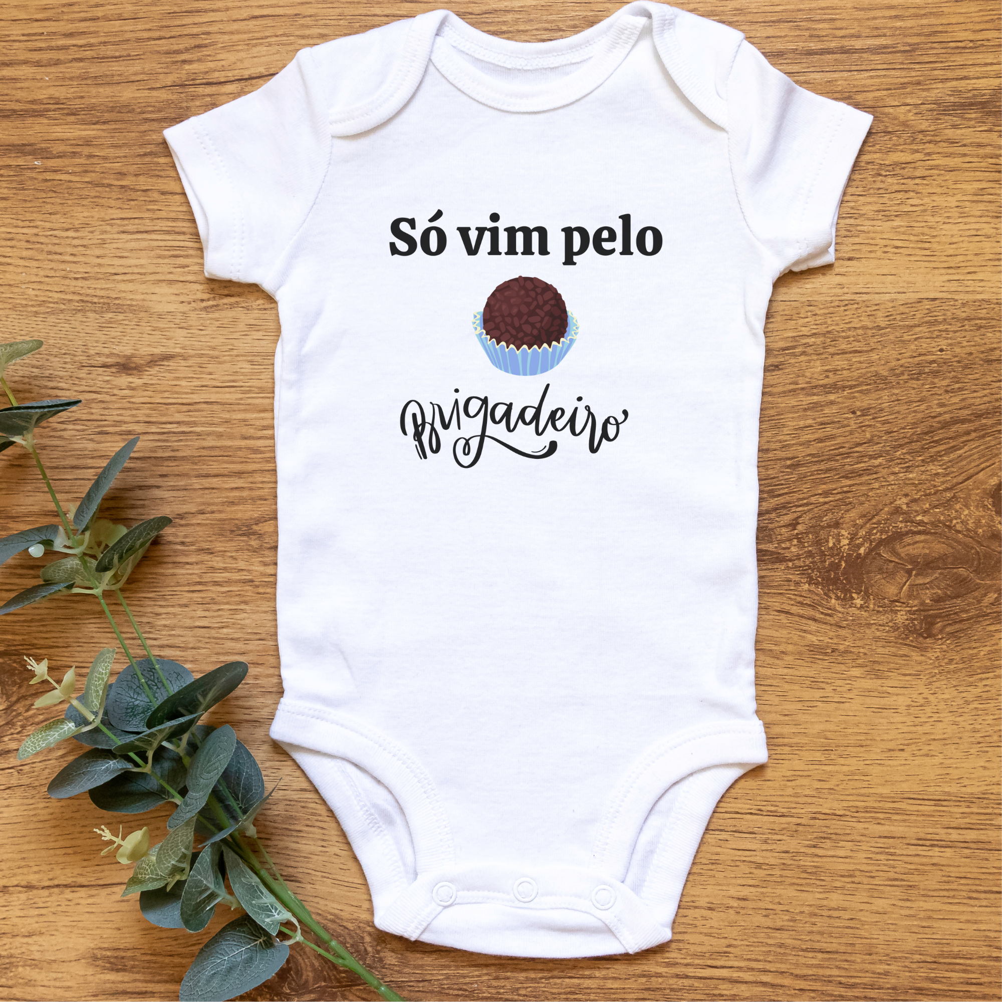 Funny Brazilian Brigadeiro Baby short sleeve one piece
