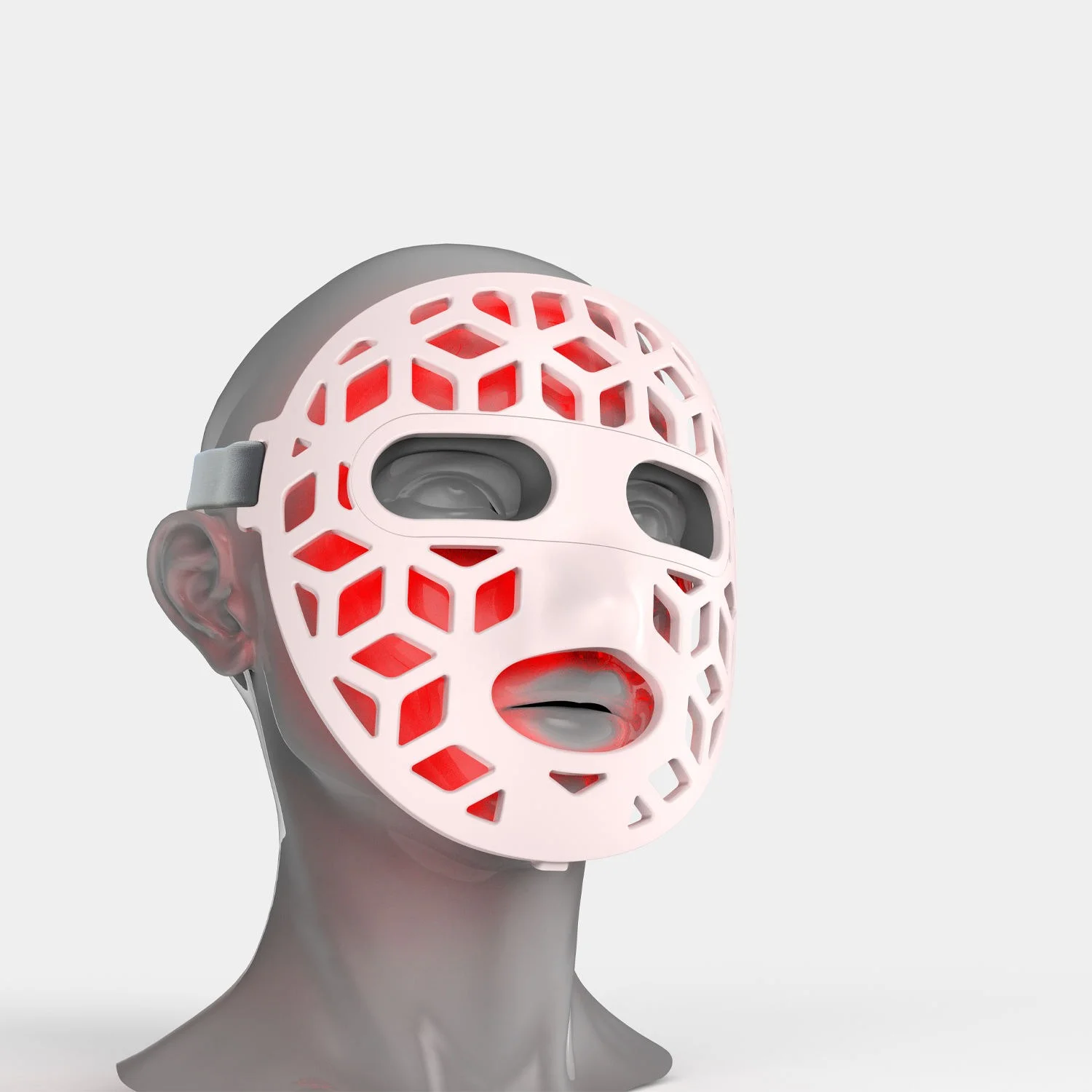 Red light therapy mask