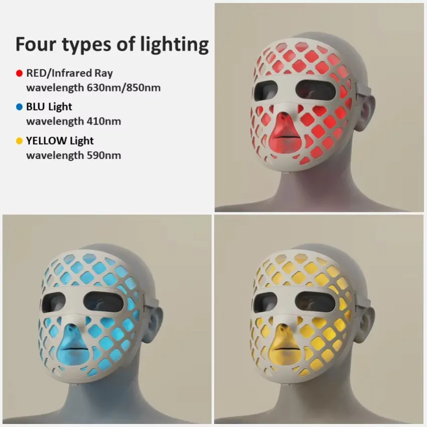 Red light therapy mask