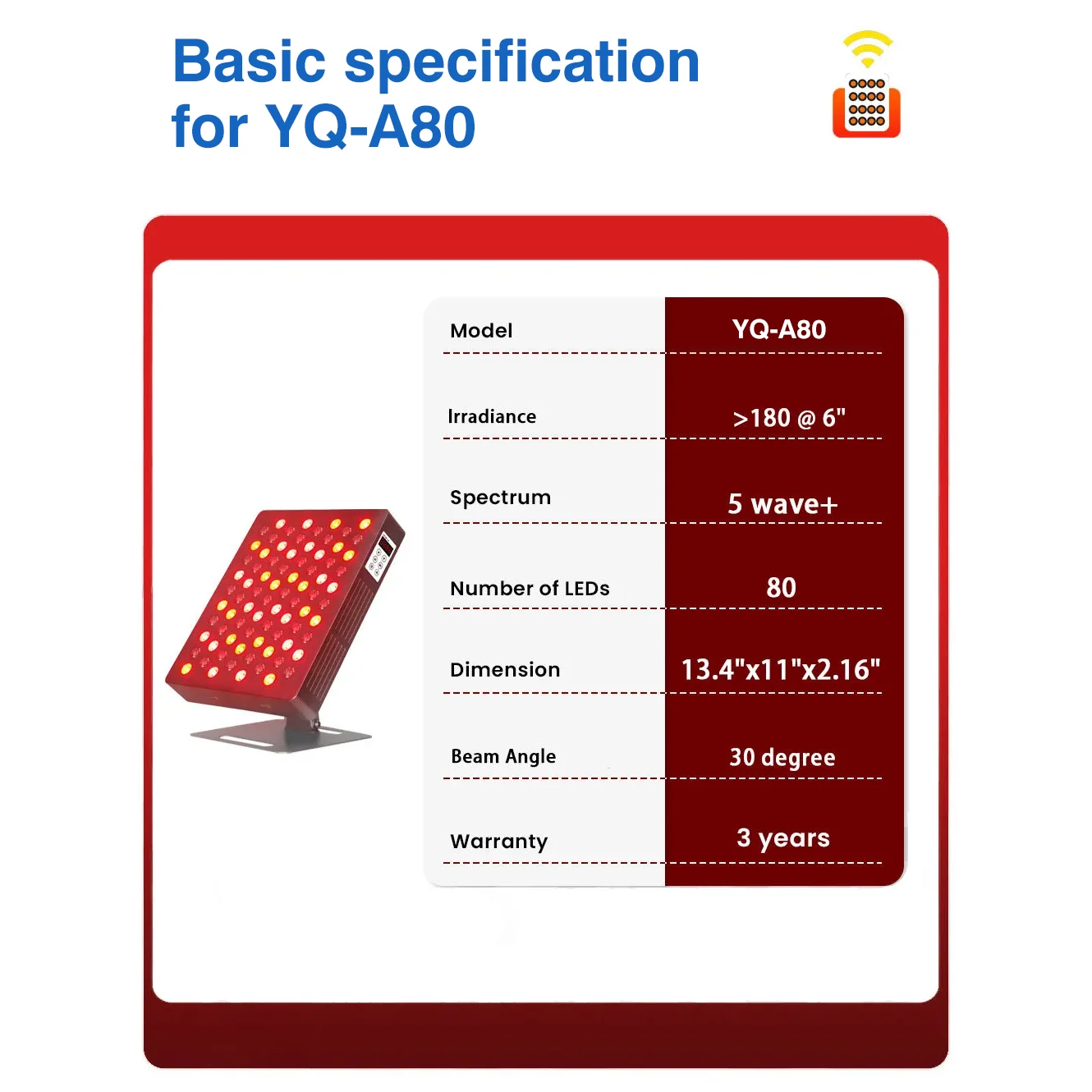 Red Light Therapy Panel