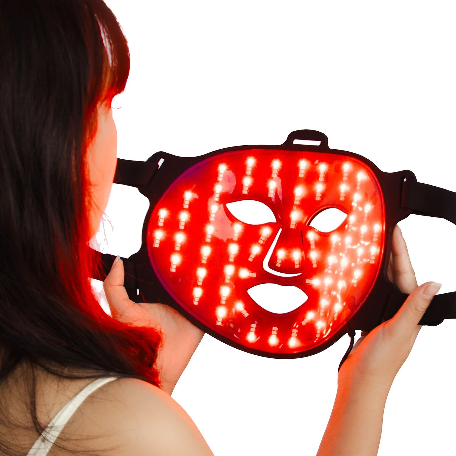LED face mask light therapy