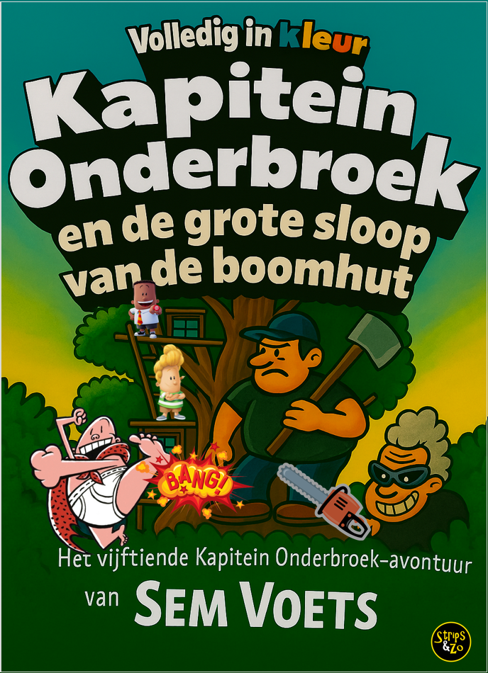 Kapitein Onderbroek en de grote sloop van de boomhut