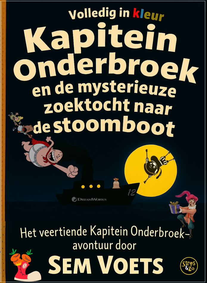 Kapitein Onderbroek en de mysterieuze zoektocht naar de stoomboot