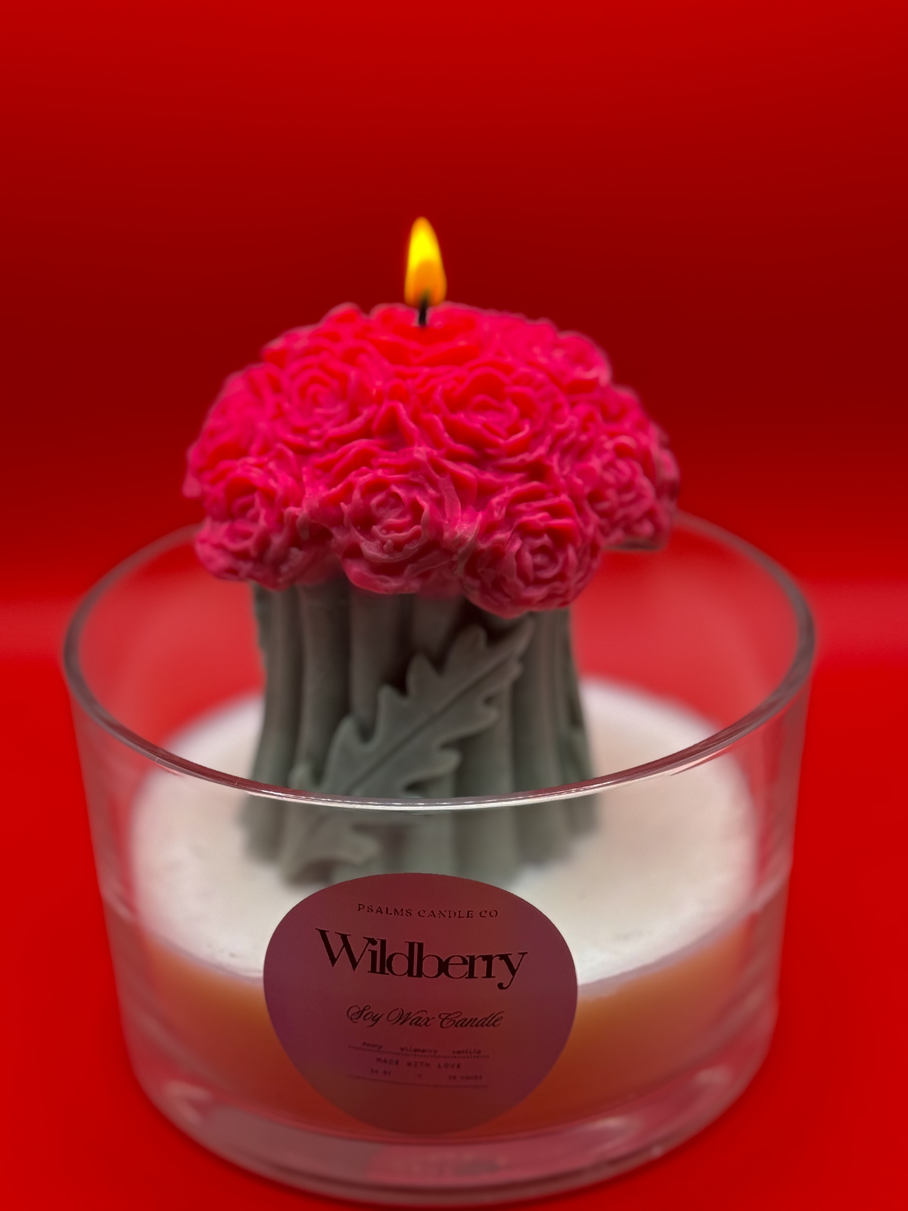 Wildberry Flower Bouquet Candle