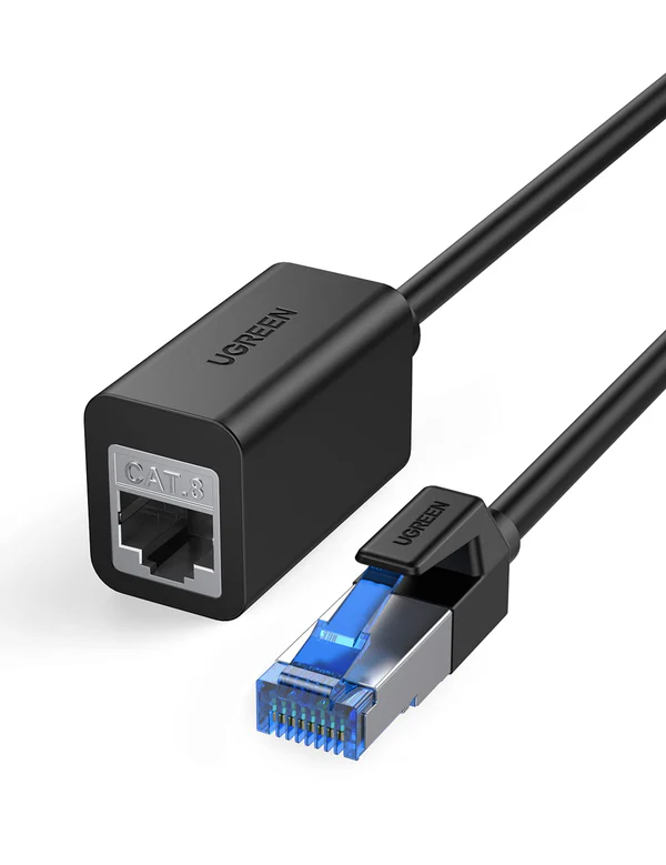 UGREEN Cat 8 Rallonge Ethernet RJ45 Réseau Cable Extension Male à Femelle 40Gbps 2000MHz 2M