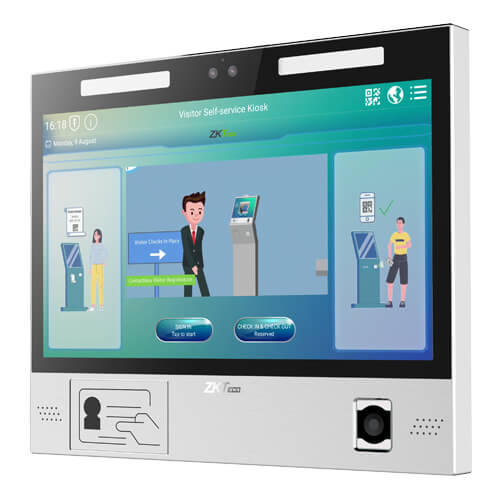 FaceKiosk-H13A kiosque intelligent de reconnaissance faciale polyvalent à écran tactile
