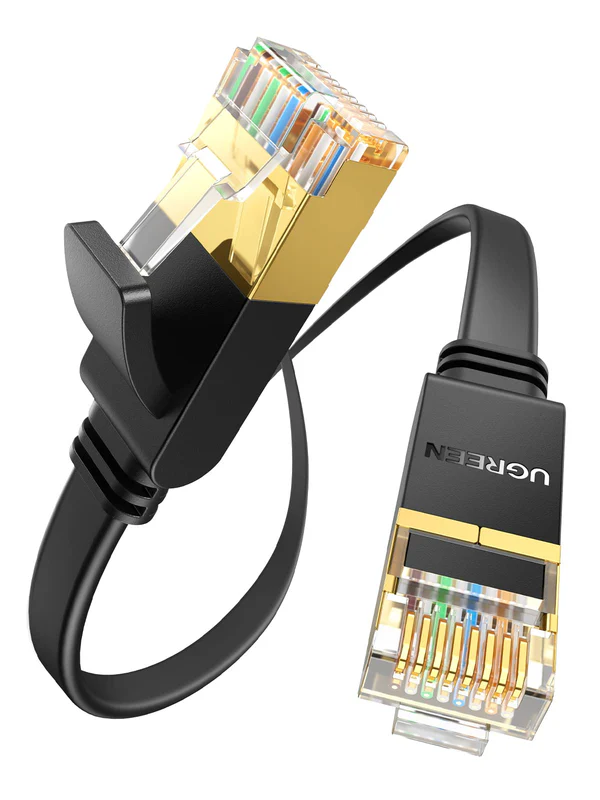 UGREEN Cat 7 Plat Cable Ethernet Réseau RJ45 Haut Débit 10Gbps 600MHz 8P8C 1M