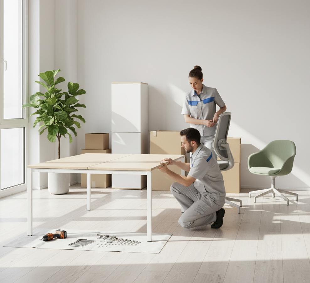 Mesa de oficina moderna