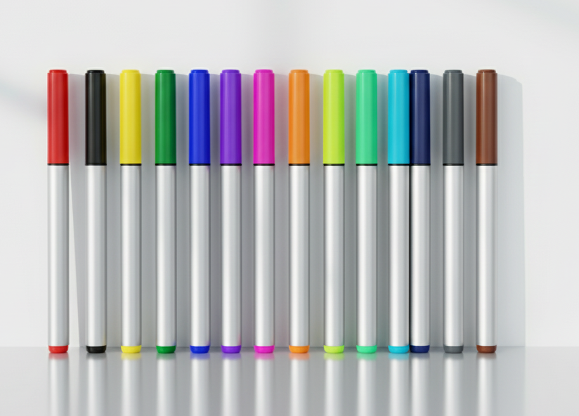 Marcadores de colores