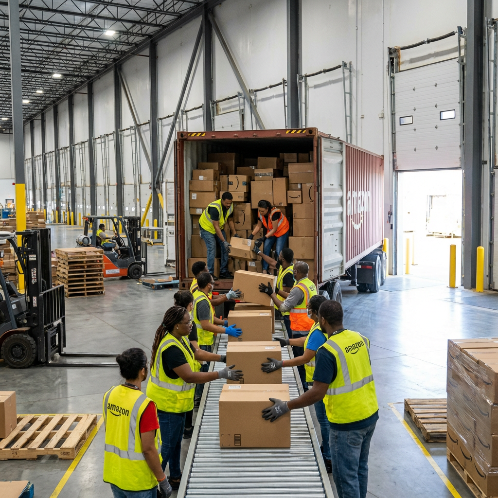 Full Container Unloading & Receiving Service 40Ft Container