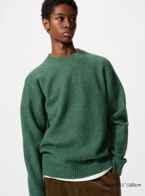 Souffle Yarn Crew Neck Sweater