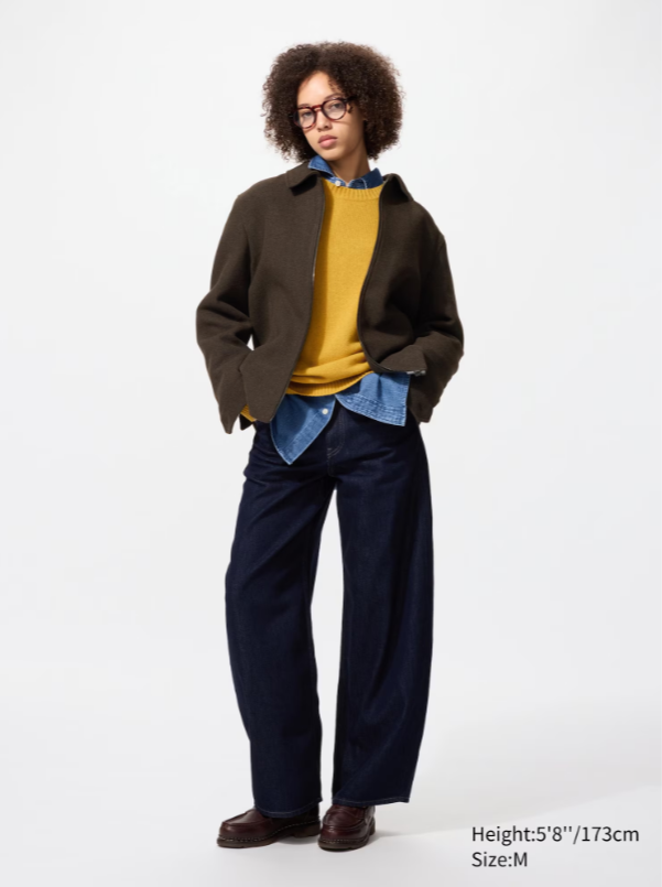 Single Collar Short Blouson