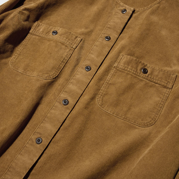 Corduroy Long Shirt Jacket