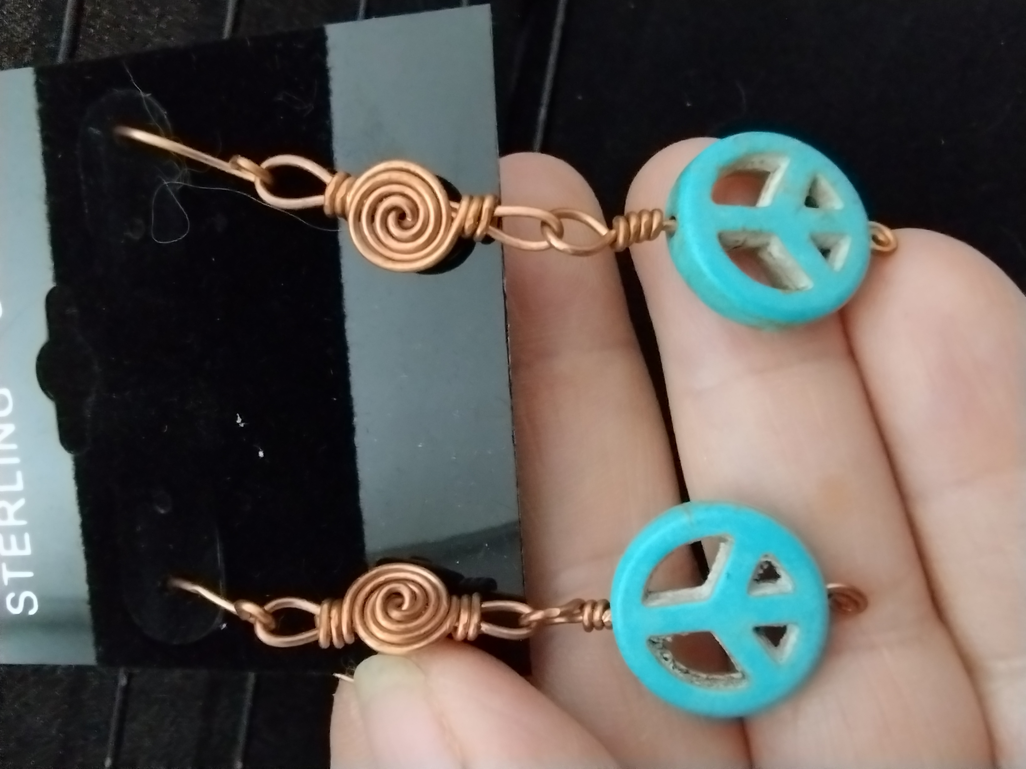 Peace Sign Earrings