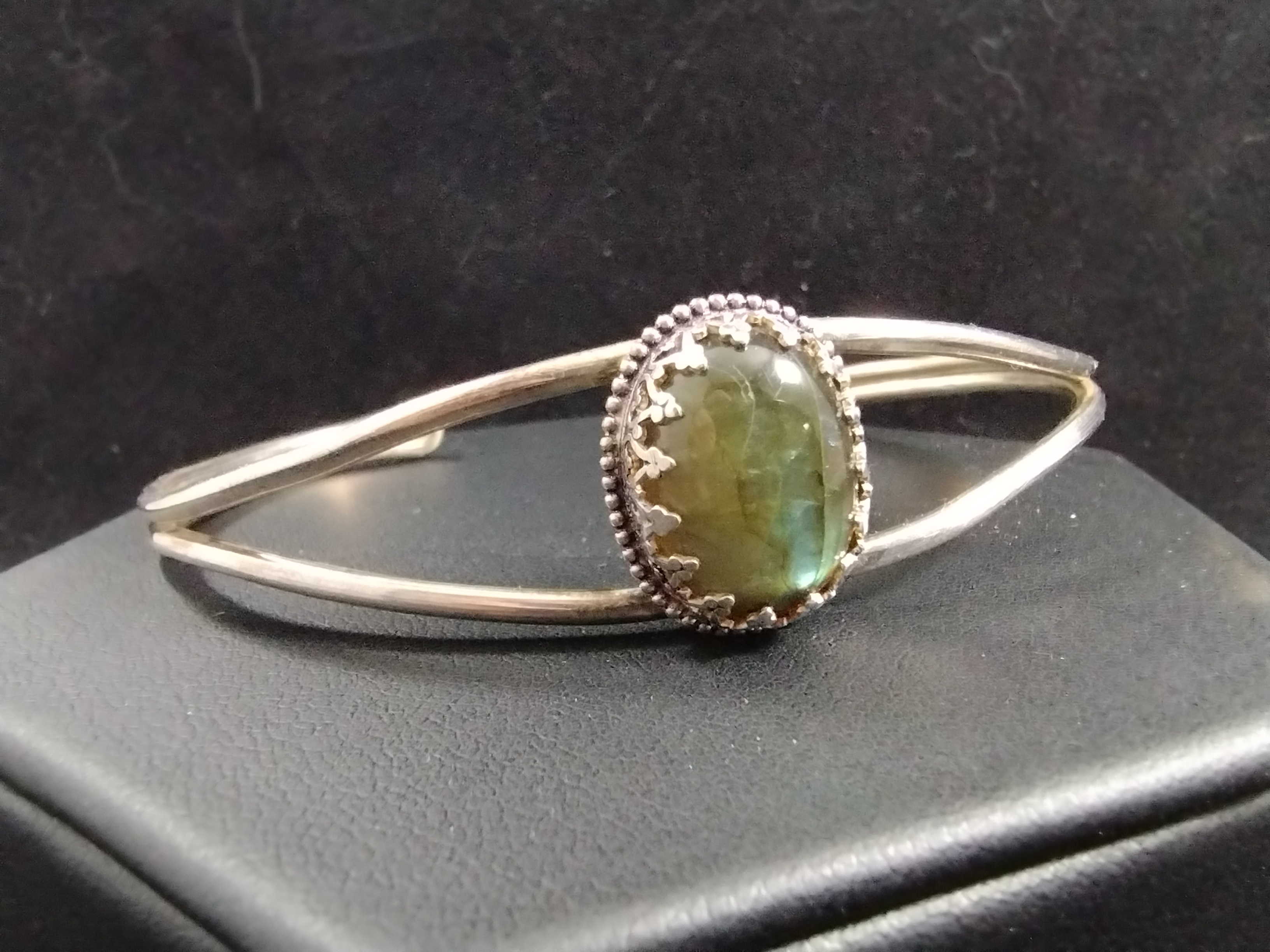 Labradorite Silver Bracelet