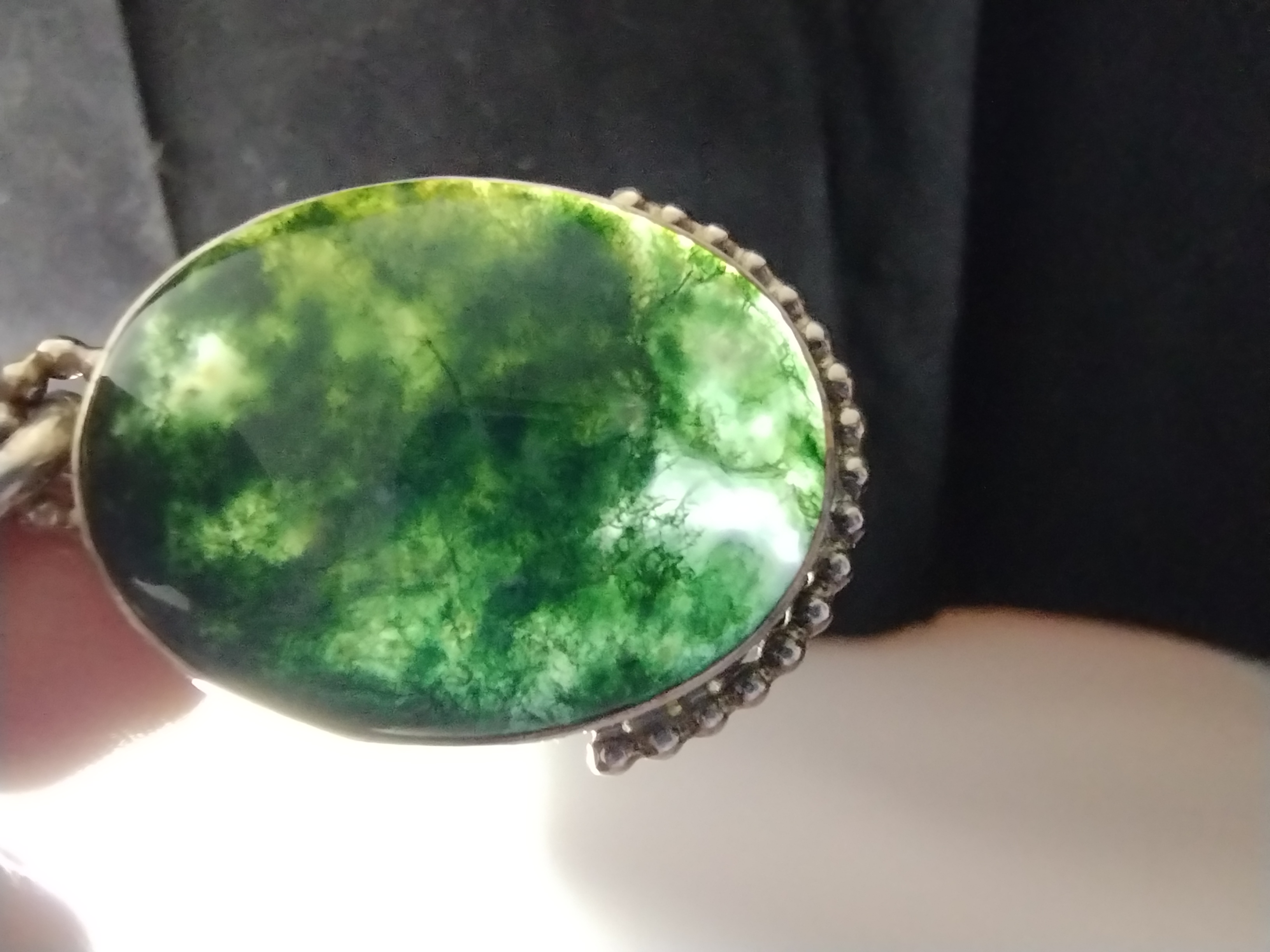 Moss Agate Pendant