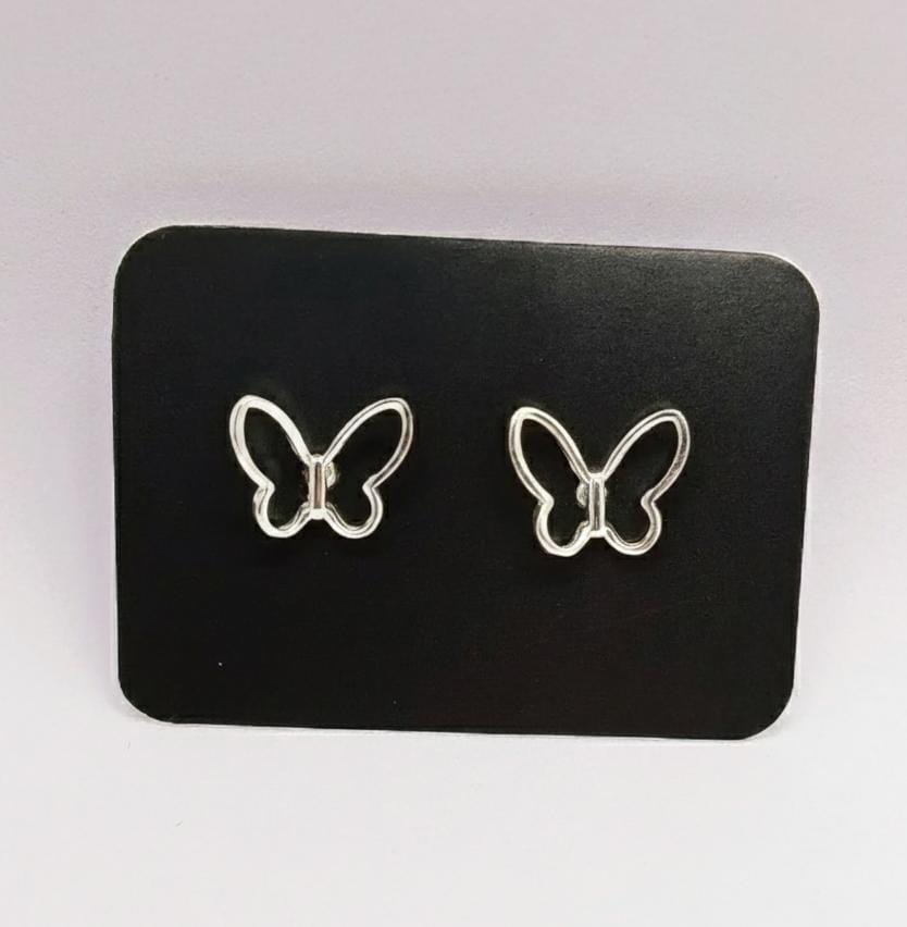 Brincos Borboleta em Prata