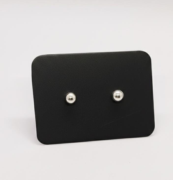 Brinco de bolinha prata 4 MM