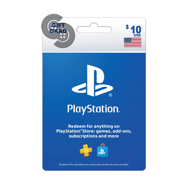 Подарочная карта PlayStation $10