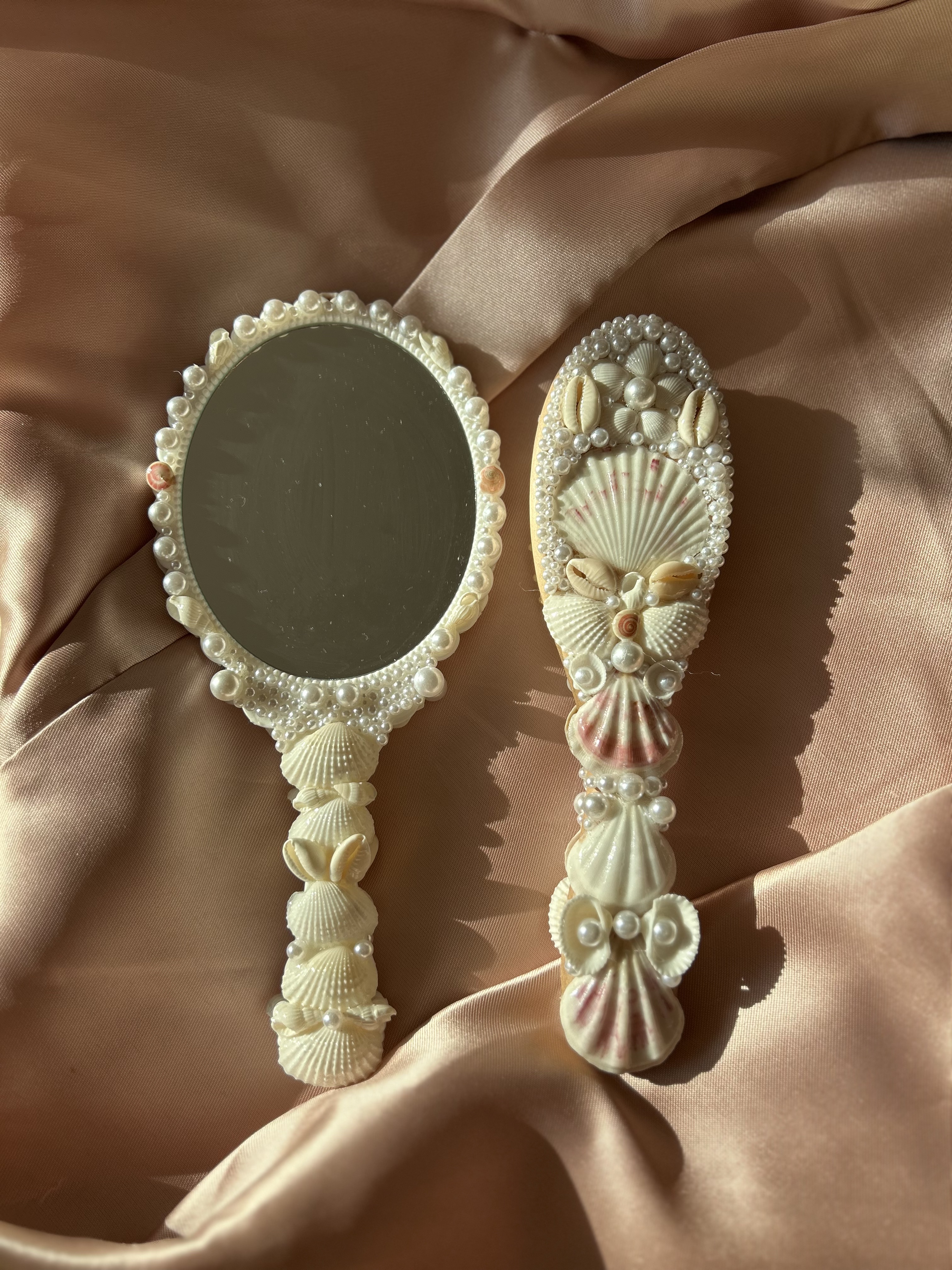 Home Spiegel und Bürstenset