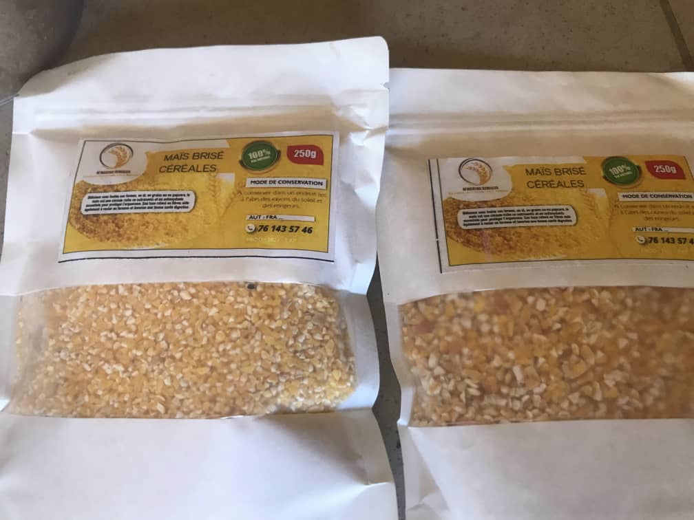 Maïs brisé céréales