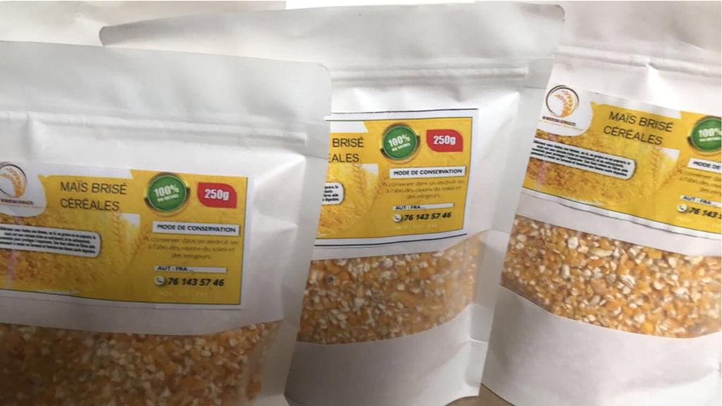 Maïs brisé céréales