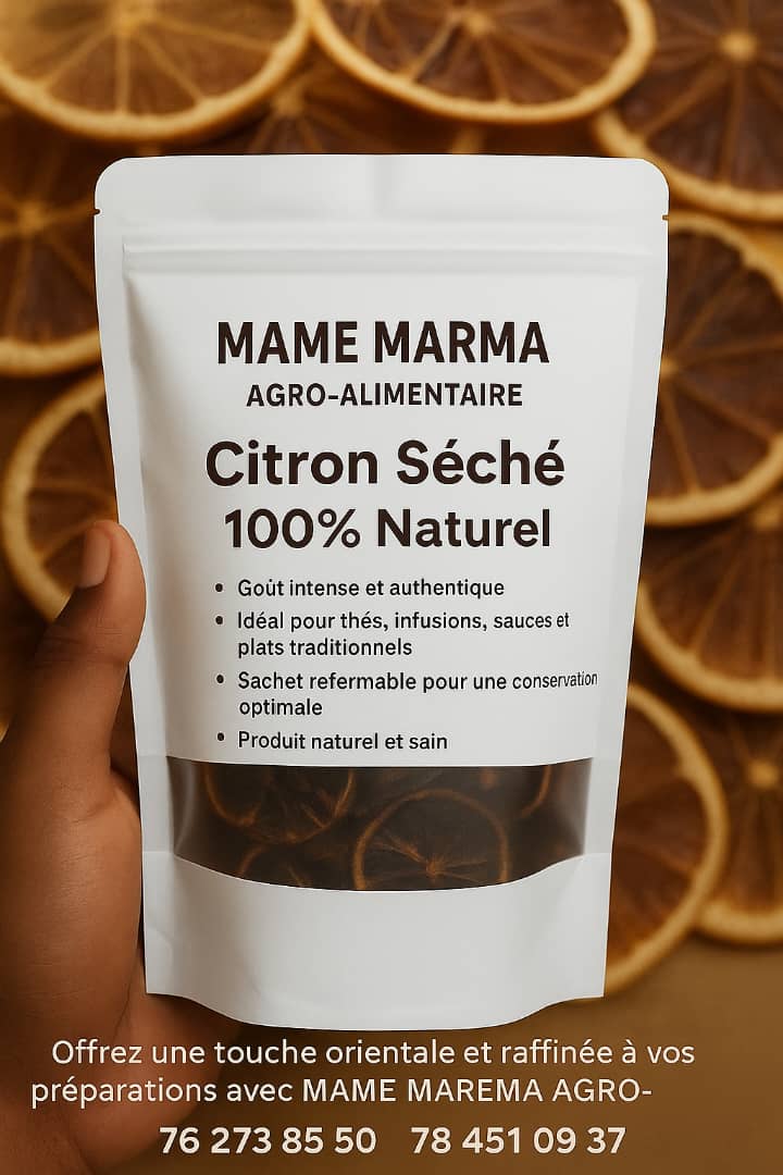 Citron Séché 100% Naturel