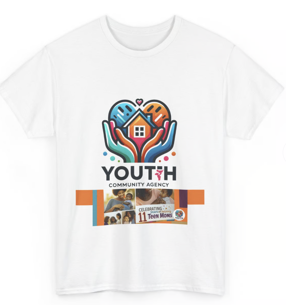 Youth Community Agency Anniversary Tee: Unisex Heavy Cotton Tee