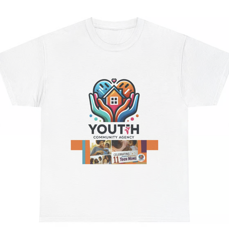 Youth Community Agency Anniversary Tee: Unisex Heavy Cotton Tee
