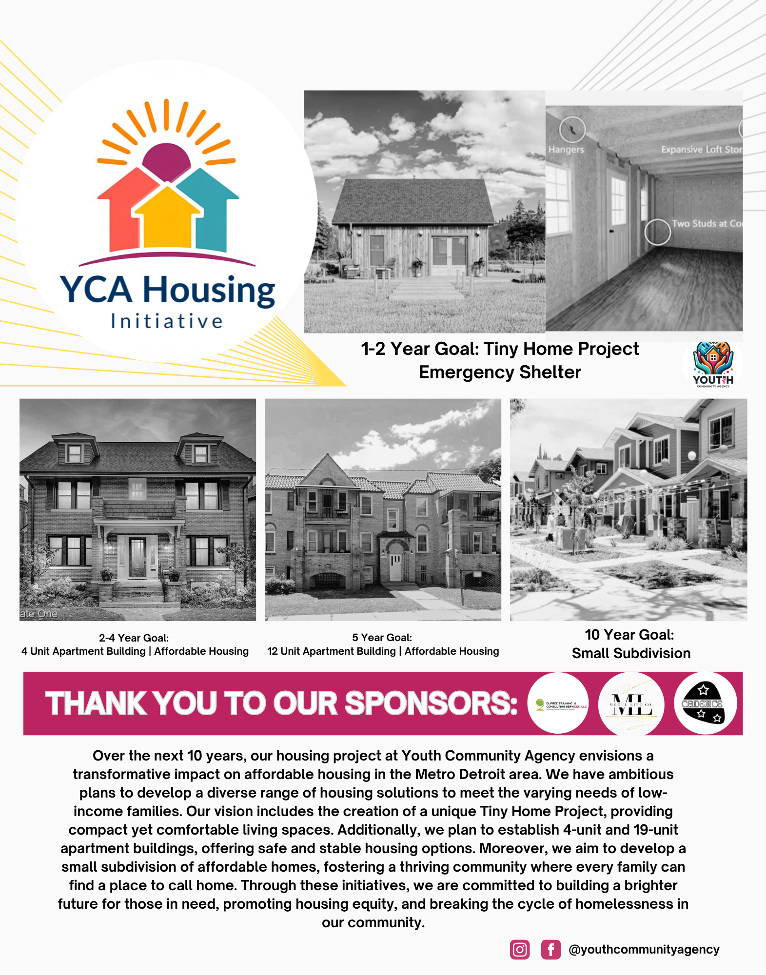 Youth Community Agency - Friend's Donation