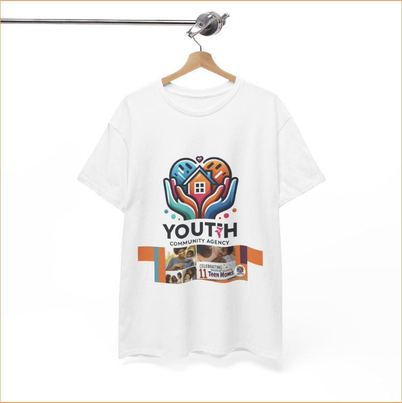 Youth Community Agency Anniversary Tee: Unisex Heavy Cotton Tee