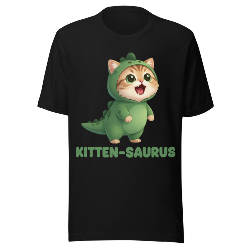 KITTEN-SAURUS Playful Dino Cat