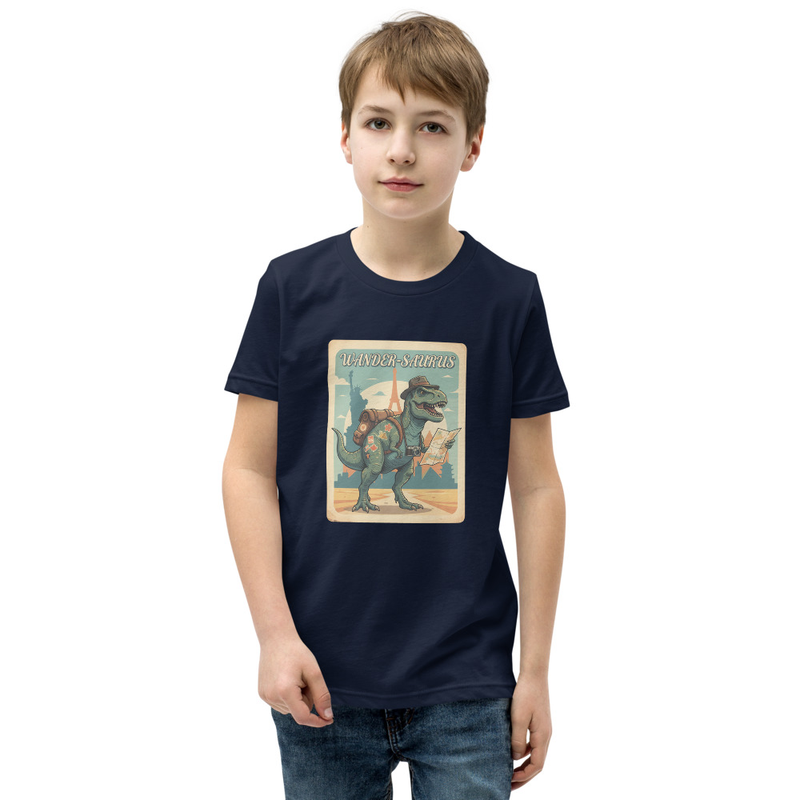 Wander-Saurus Vintage Youth Short Sleeve T-Shirt
