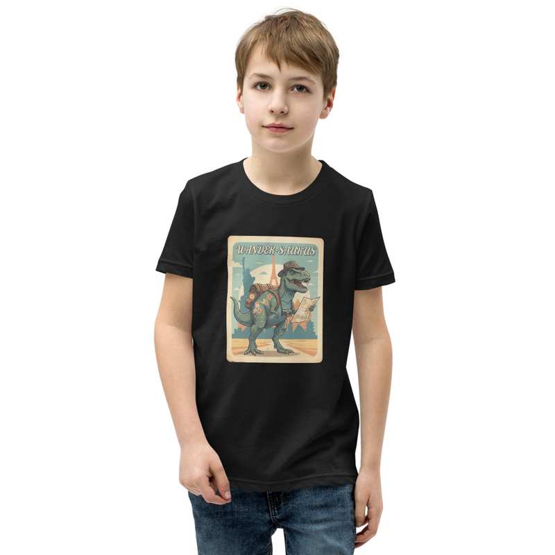 Wander-Saurus Vintage Youth Short Sleeve T-Shirt