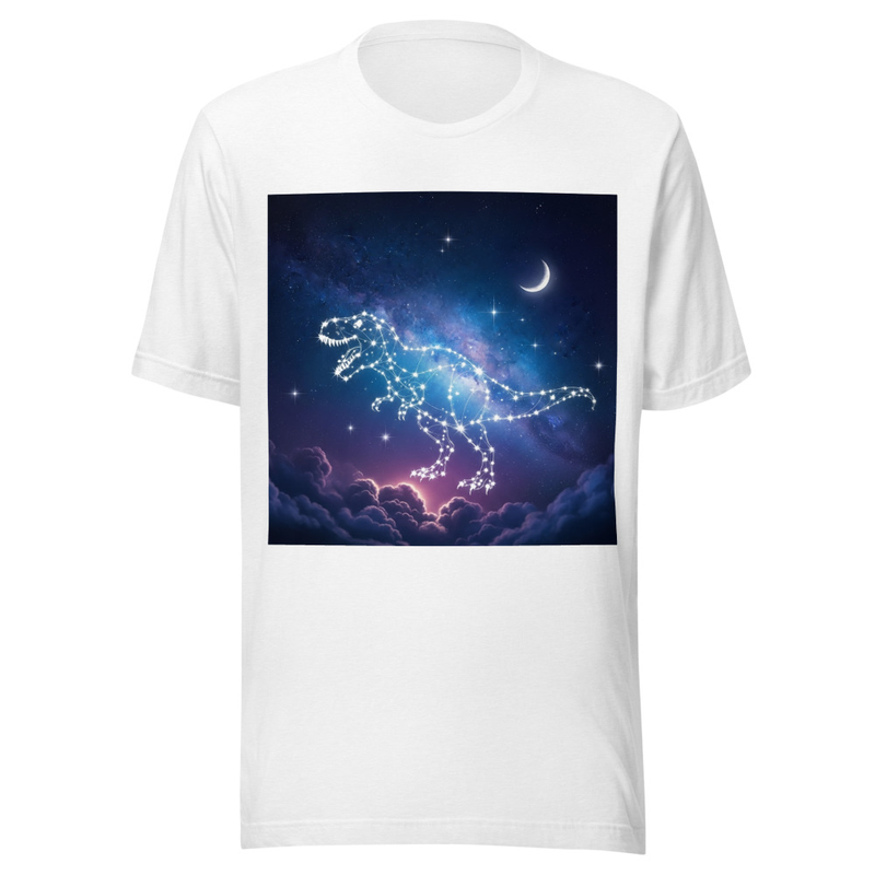 Celestial T-Rex Night Sky