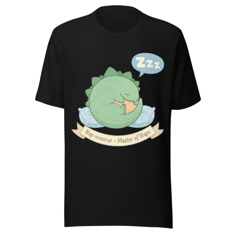 Nap-osaurus Master of Naps Cute Sleeping Dinosaur