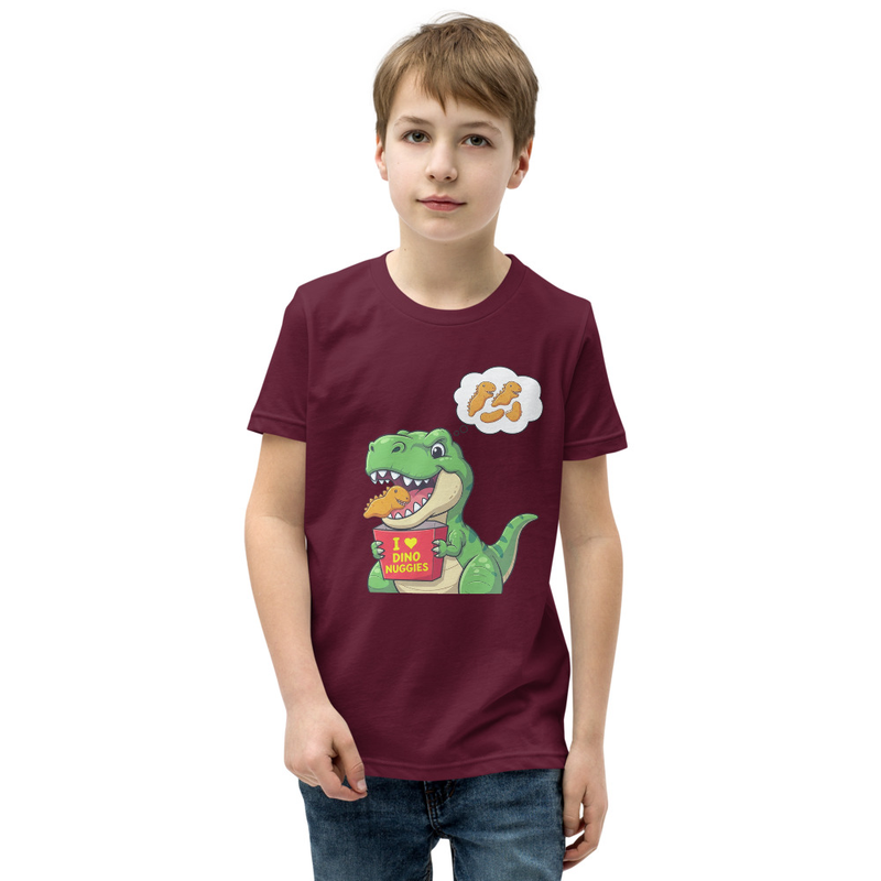 I love dino Nuggies Youth Short Sleeve T-Shirt