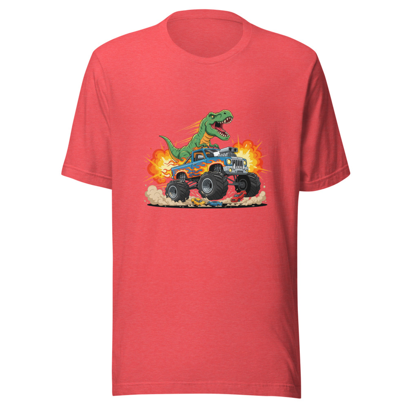 Dinosaur Monster Truck T-Shirt