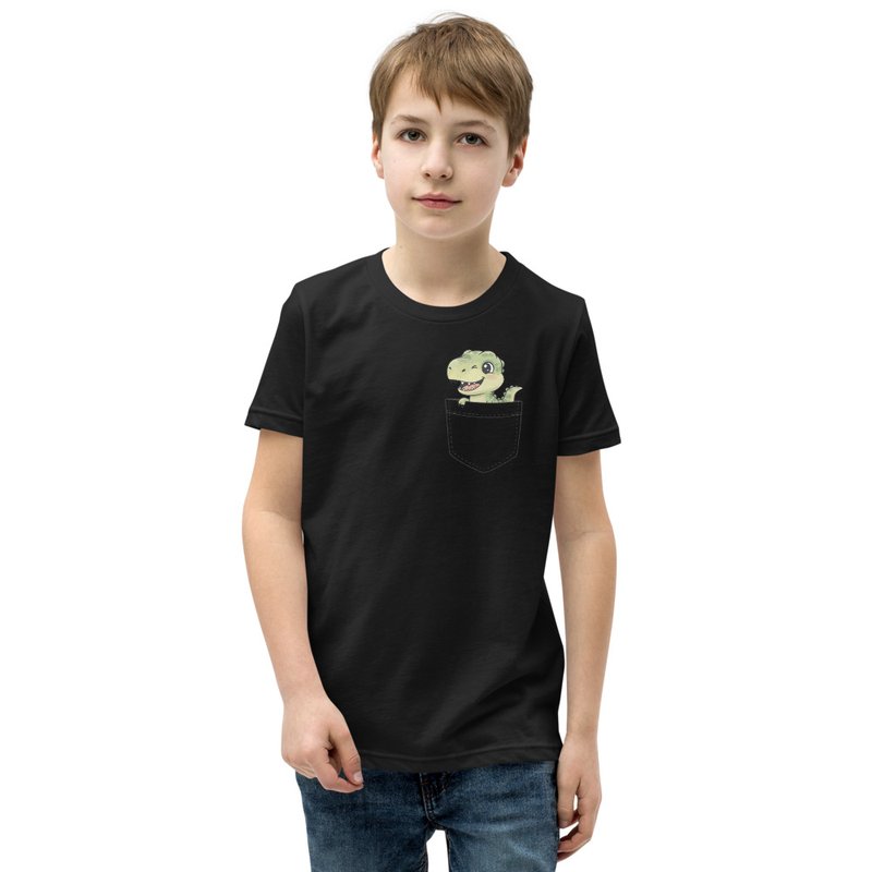 Dino pocket Youth Short Sleeve T-Shirt