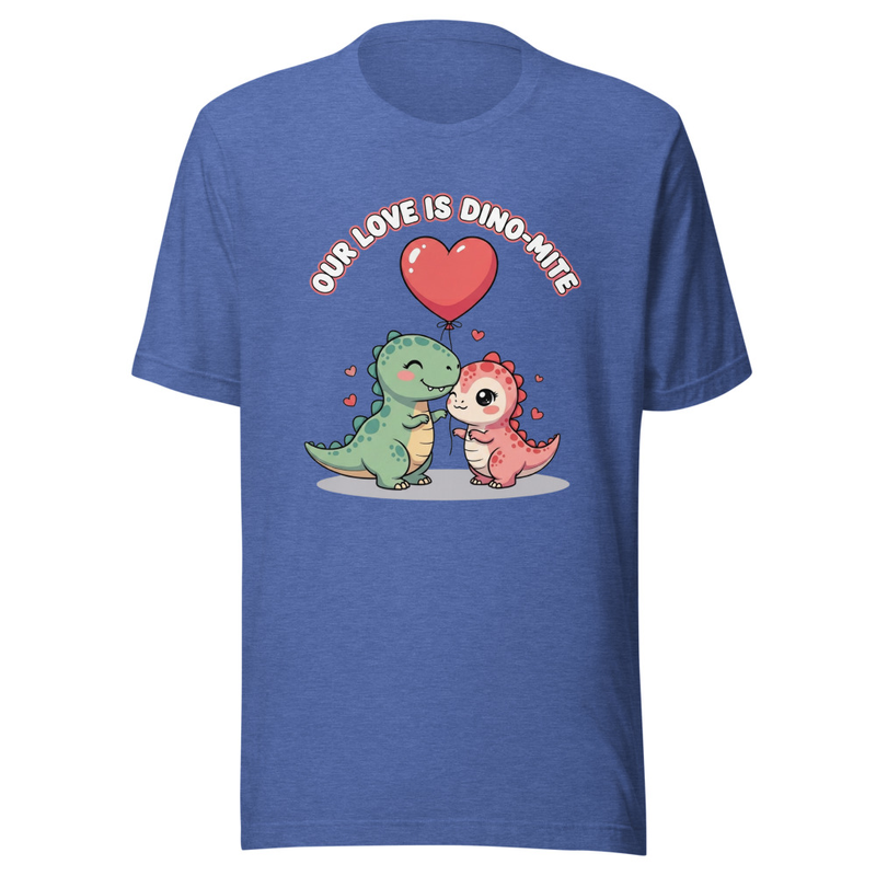 Our Love is Dino-Mite Cute Dinosaur Valentine's Day