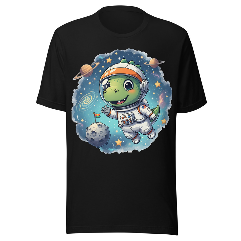 Cute Dino Astronaut Cosmic Explorer