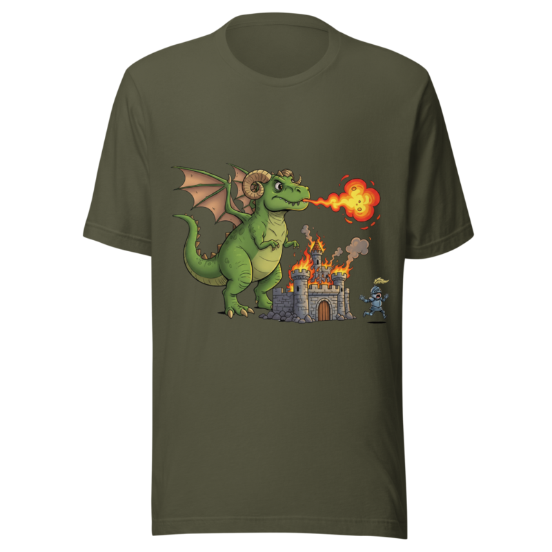 Dragon's Fiery Castle Siege