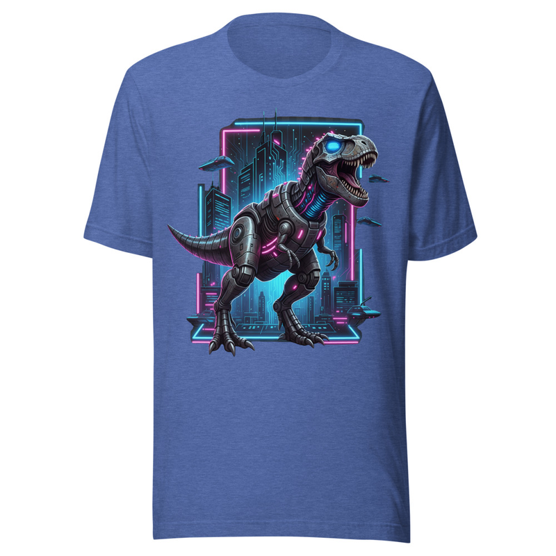 Cybernetic T-Rex Neon City